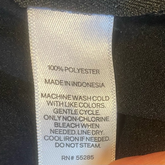 Express Black Tie Waist V-Neck Blouse Size XS - Picture 7 of 10